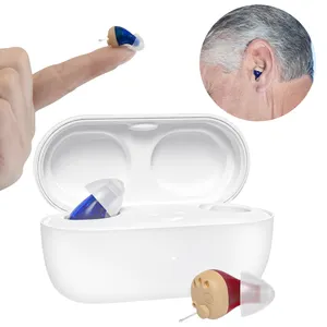 Невидимые мини-перезаряжаемые CIC-цифры слуховые аппараты для пожилых людей