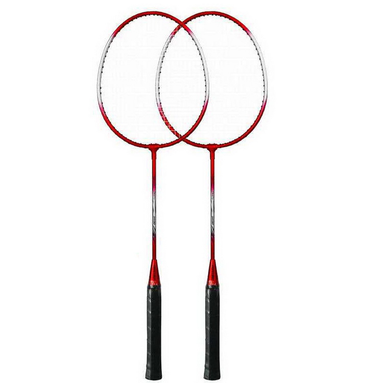 Оптовая продажа, набор прочных ракеток для бадминтона из железа для начинающих