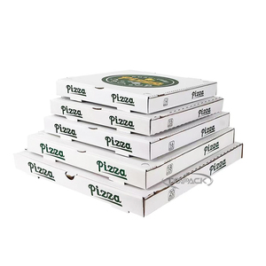 Boîtes à <span class=keywords><strong>pizza</strong></span> de haute qualité en gros d'usine <span class=keywords><strong>Carton</strong></span> à <span class=keywords><strong>pizza</strong></span> avec différentes tailles pour l'emballage des aliments chauds - Product Image 1