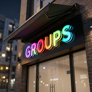 Lettres LED 3D RGB personnalisées pleine couleur, décor de fond, lettres géantes lumineuses en acrylique, chiffres et lettres lumineuses à ampoules LED - Product Image 3