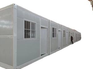 20 pies plegable buen precio casa plegable prefabricada buen contenedor casa plegable y móvil marco blanco barato y de buena calidad - Product Image 4