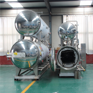 Hoàn Toàn Tự Động Nước Ngâm Nồi Hấp Mới Được Sử Dụng Điều Kiện Cho Thịt Thực Phẩm Đóng Hộp Khử Trùng Với Hơi Nước Giá Từ Trung Quốc Bán - Product Image 6