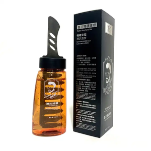 Nouvel Outil de Coiffure Populaire pour Hommes 2026 – Crème Gel <span class=keywords><strong>Coiffante</strong></span> 2-en-1 260ml avec Peigne de Modelage et Logo Personnalisé pour Hommes - Product Image 1