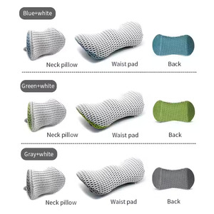 2025 New Comfortable <strong>Headrest</strong> &amp; Lumbar Pillow Set / Custom Car Lumbar Cushion for Reading &amp; <strong>Bed</strong> Rest - Product Image 6