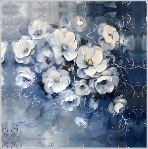 Dipinto a Olio 3D <span class=keywords><strong>su</strong></span> Tela Semi-Dipinto a Mano con Fiori, Decorazione Murale Elegante per Soggiorno, Opera d'Arte Moderna - Product Image 5