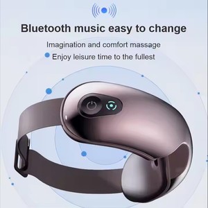 Venta al por mayor de vibración cuidado de los ojos masaje de ojos máscara 3D vibración con música Bluetooth masajeador de ojos - Product Image 2