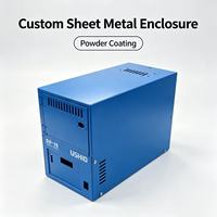Boîtier électrique en acier thermolaqué sur mesure, fabrication directe d'usine, boîtier métallique pour instruments de taille personnalisée pour machine d'automatisation