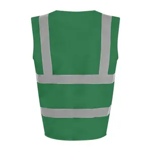 Hoge Vis Vest Hi Viz Safety Reflecterende Evenement Veiligheid Gepersonaliseerde Zichtbaarheid Jasje Vest