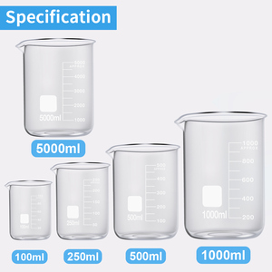 Laboratory Supplies <b>500ML</b> <b>Glass</b> Beaker Transparent Thickened <b>Glasses</b> Cup with Scale Support Customize - Product Image 6