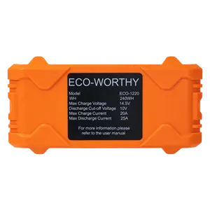 אקולוגי-ראוי 12v 20ah נטענת ליתיום פוספט 280ah תא 280 תא פריזמטי תיבת תא החיים - Product Image 6