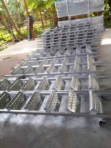 Uncollapsible Scaffold Steel Step Ladder With Hook - Product Image 5