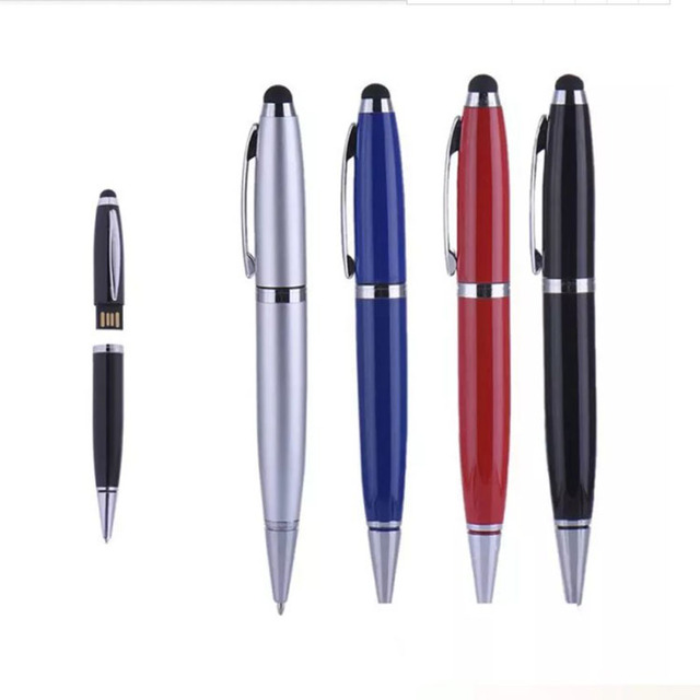 Custom logo Multifunction 3 in 1 Laser Pointer Metal Ball Pen Usb Flash Drive 8 GB 16gb with Touch Pen