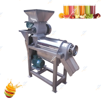 Presse à vis industrielle commerciale en acier inoxydable pour l'extraction automatique de jus de légumes, gingembre et ail