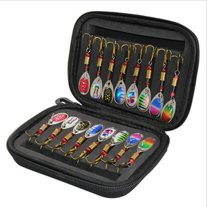 WEIHE Leurres <span class=keywords><strong>de</strong></span> <span class=keywords><strong>pêche</strong></span> en métal, type cuillère, wobblers, spinnerbaits, 3,7g, 16 pièces, avec paillettes et hameçons triples à plumes, <span class=keywords><strong>kit</strong></span> <span class=keywords><strong>de</strong></span> leurres <span class=keywords><strong>de</strong></span> <span class=keywords><strong>pêche</strong></span> - Product Image 1