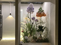 Fleur géante de jacinthe de luxe de haute qualité et écologique pour la décoration de fenêtres et de rues, décoration de mariage, de Noël et du Nouvel An
