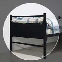 Assemblage facile à clipser Cadre de lit de chambre à coucher pour dortoir Collection de meubles Lit superposé en acier convertible en triple métal pour lit de camping
