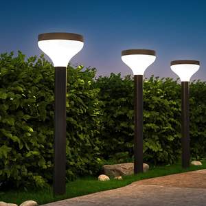 Lámpara de Jardín LED Decorativa para Exteriores, Cuadrada, Vintage, de Aluminio, Impermeable IP65, para Puerta Principal, Venta al Por Mayor - Product Image 1