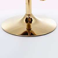 Tabouret de bar rembourré en PU à hauteur réglable et pivotant de style moderne pour la maison, la cuisine, l'hôtel, le type de mobilier de salle à manger