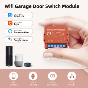 Tuto Tuya akıllı Mini boyutu DIY anahtar modülü Wifi APP uzaktan kumanda Wifi uzaktan kumandalı garaj kapısı açacağı denetleyici anahtarı