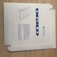 Boîte cadeau rigide en papier recyclable pour la vente en gros, avec revêtement UV et gaufrage, logo personnalisé, pour élégantes housses de siège de toilette