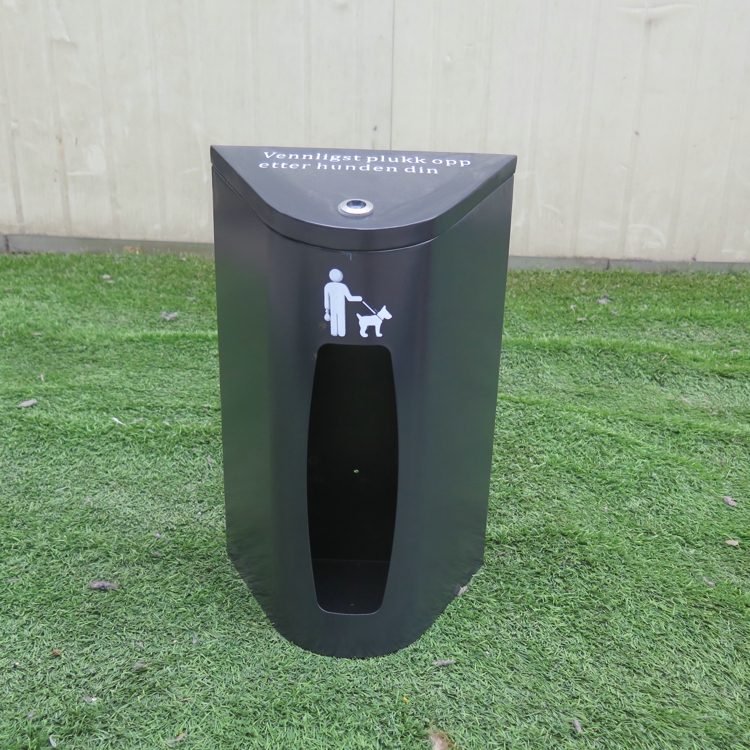 Factory Outlet Dog Waste Dispenser Outdoor Pet Waste Disposal Bin Public Commercial Steel Dog Dustbin