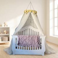 Moustiquaire pliable personnalisée et pratique, moustiquaire pliante de luxe chinoise pour lit de bébé