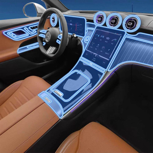 Película Protectora para Interiores de Auto para Mercedes Benz S <span class=keywords><strong>450</strong></span> <span class=keywords><strong>G</strong></span> 500 E 300 C 260 Clase A Gls Gle Glc Cls, TPU TPH - Product Image 1