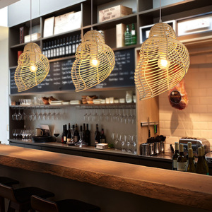 Lámpara Colgante de Mimbre Tejido, Ovalada, con Bombilla LED E27, para Sala de Estar, Dormitorio, Comedor - Product Image 3