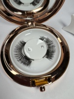 Faux cils magnétiques en vison doux de haute qualité, réutilisables, auto-adhésifs, magnétiques double face, vente en gros