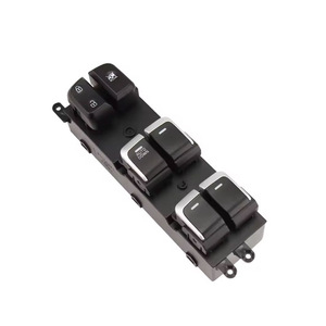 Kia Soul Left Front Power Window <b>Switch</b> 93570B2100CA 12V <b>Push</b> <b>Button</b> ABS Material Central Locking System - Product Image 1