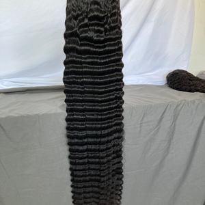 Pelucas Frontales de 40 Pulgadas, Pelucas Largas Especiales para el BLACK FRIDAY, Pelucas Largas de Cabello Virgen Brasileño Liso con Ondas de Agua, Venta al por Mayor - Product Image 4