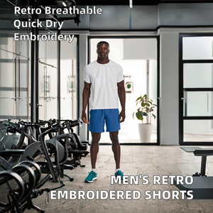 Shorts de basket rétro pour hommes de haute qualité, style hip-hop, mi-longueur, avec cordon de serrage, en maille respirante, séchage rapide, 100% - Product Image 2