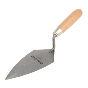 Truelle à Briques avec Manche en Bois, Outil de Maçonnerie Industrielle DIY, 7 pouces x 3 pouces (178 mm x 76 mm), Garantie Limitée - Product Image 1