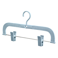 Badezimmer- & Küchen-Hosenhalter, einlagig, rutschfest & markierungsfrei, aus PP-Kunststoff, zum Aufhängen von Röcken, mit klappbarem Hosenclip