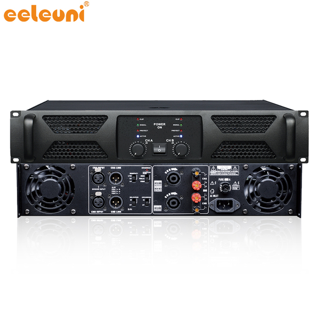 200w Class AB Small Power  2 Channel HIFI Stereo Audio Power Amplifier Home Speaker Meeting with Pure Sound KTV Theater