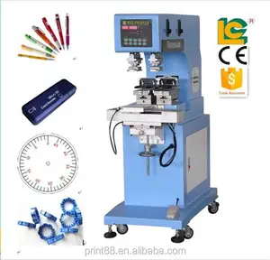2 컬러 병 플라스틱 시계 다이얼 Tampo 패드 프린터 인쇄 기계 펜