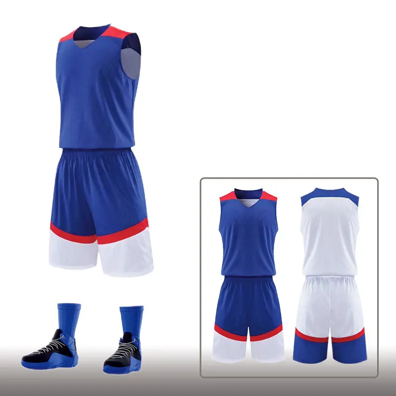 Özelleştirilmiş basketbol gömlek yüceltilmiş baskı gençlik en iyi tasarım basketbol takım seti