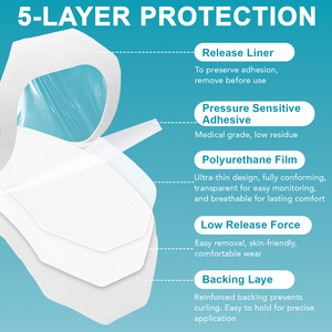 เอไลเม่ แผ่นปิดแผลแบบใส ขนาด 5.9x7.87 นิ้ว ป้องกันการแพ้ กันน้ำ ระบายอากาศได้ดี สำหรับดูแลบาดแผล - Product Image 3