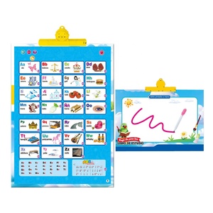 Lector <span class=keywords><strong>de</strong></span> Libros Electrónicos <span class=keywords><strong>de</strong></span> Audio Bilingüe en Inglés y Español 13 en 1, Póster <span class=keywords><strong>de</strong></span> Aprendizaje Musical, Tabla <span class=keywords><strong>de</strong></span> Pared Interactiva para Niños, Juguete Educativo - Product Image 1