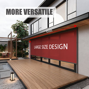 Stores motorisés intelligents Wi-Fi à fermeture éclair avec rail intégré en <span class=keywords><strong>PVC</strong></span>, contrôle Tuya pour la filtration de la lumière domestique, vente directe usine - Product Image 4