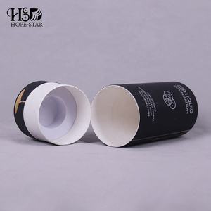 Food Grade Cylinder <strong>Box</strong> Round <strong>Long</strong> Black Kraft Cardboard Paper Tube Packaging <strong>Box</strong> for Loose Tea - Product Image 4