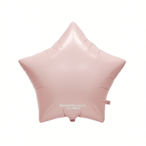 Ballon étoile rose bonbon 48cm décoratif pour fête d'enfants - Product Image 1