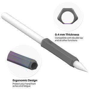 AhaStyle 2021 manchon de crayon en caoutchouc couverture antidérapante crayon 1 et <span class=keywords><strong>2</strong></span> poignée en Silicone - Product Image 5