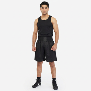 Factory Wholesale Plain Stretchy Fight Mma Kick Boxing Muay Thai Martial Arts Fight Short Plus Size - Product Image 1
