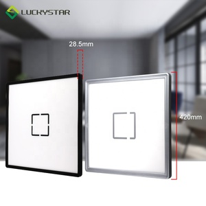 Siêu Tùy Chỉnh Mỏng Trang Trí Khung Kinh Tế Dẫn Ánh Sáng Trần Vuông 420X420 100lm/W 4000K LED Bảng Điều Chỉnh Ánh Sáng 22W - Product Image 3