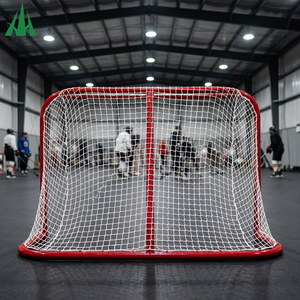 Portería de <span class=keywords><strong>Hockey</strong></span> Resistente de 72x48 Pulgadas, Tubo de Acero de 2 Pulgadas, Red Profesional para <span class=keywords><strong>Hockey</strong></span> sobre Hielo y Calle, para Entrenamiento y Práctica - Product Image 2