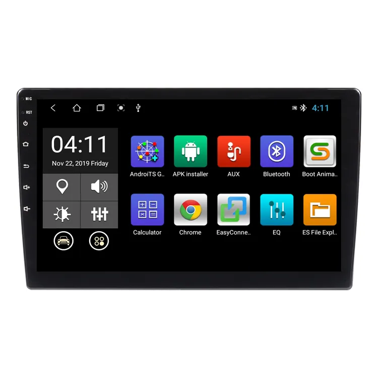 Universal Multimedia Head Unit Double Din Audio Stereo Radio 2 Din 9 pollici Android 10 lettore Dvd per auto