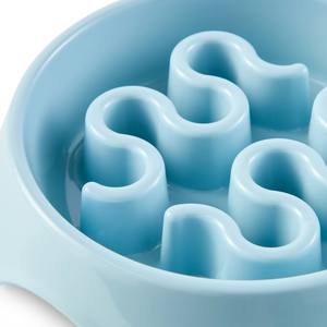 Bol à alimentation lente pour animaux de compagnie avec design labyrinthe surélevé, antidérapant et stable pendant l'utilisation - Product Image 1