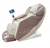 Fauteuil de massage 4D inclinable avec chaleur et massage, fauteuil de salon électrique à points fixes, zéro gravité, mobilier de salon