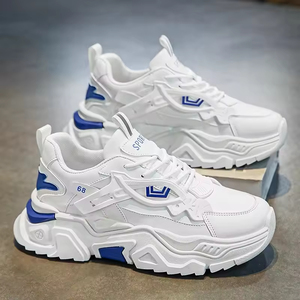 Sneakers Chunky da <span class=keywords><strong>Uomo</strong></span> Streetwear 2025 Bianche <span class=keywords><strong>Blu</strong></span> Moda Casual Scarpe Sportive - Product Image 6